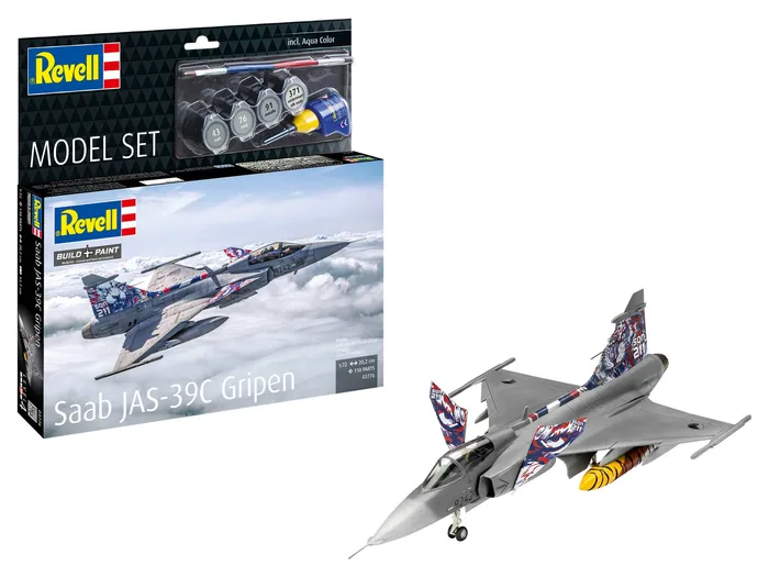 Revell modellbausatz saab jas-39c gripen