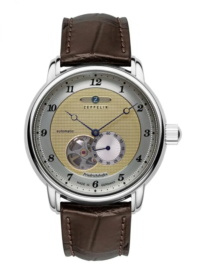 Zeppelin Herrenuhr Friedrichshafen Automatik Open Heart